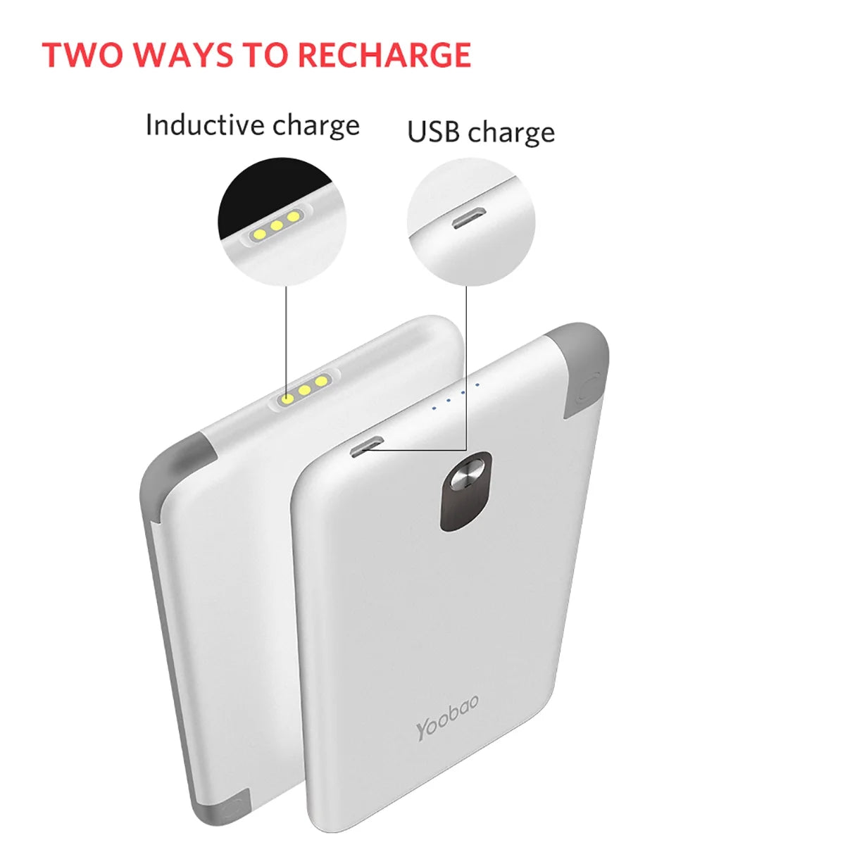 Wireless Charging Station and Power Bank Set, 10000mAh Portable Charger with Built-in Cables for iPhone, Samsung, and Android - Ideal for Home, Office, and Hospitality (White)