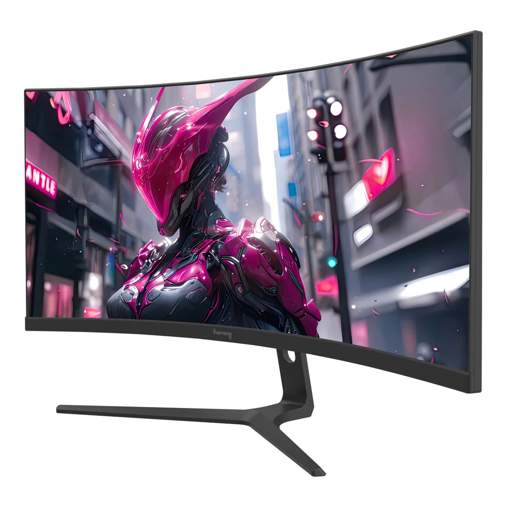 30-Inch 200Hz Curved Gaming Monitor, WFHD 2560x1080, 1500R, 21:9 Aspect Ratio, FreeSync, Low Blue Light, Wall-Mountable, HDMI/DisplayPort, Black