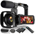 4K Digital Video Camera Camcorder for YouTube Vlogging with 48MP and 16X Digital Zoom