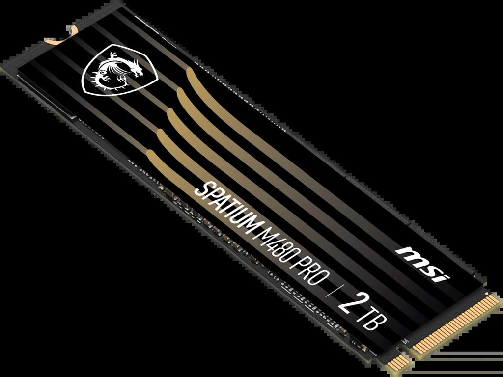SPATIUM M480 PRO 2TB PCIe 4.0 NVMe M.2 Solid State Drive with 2GB Cache and Read/Write Speeds of 7400/7000 MB/s