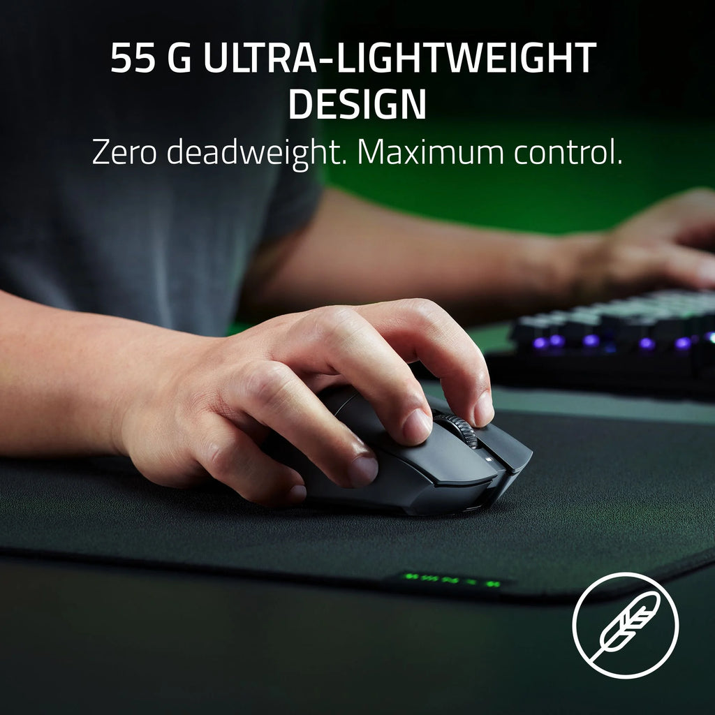 Razer DeathAdder V3 Hyperspeed Wireless Optical Gaming Mouse - Black