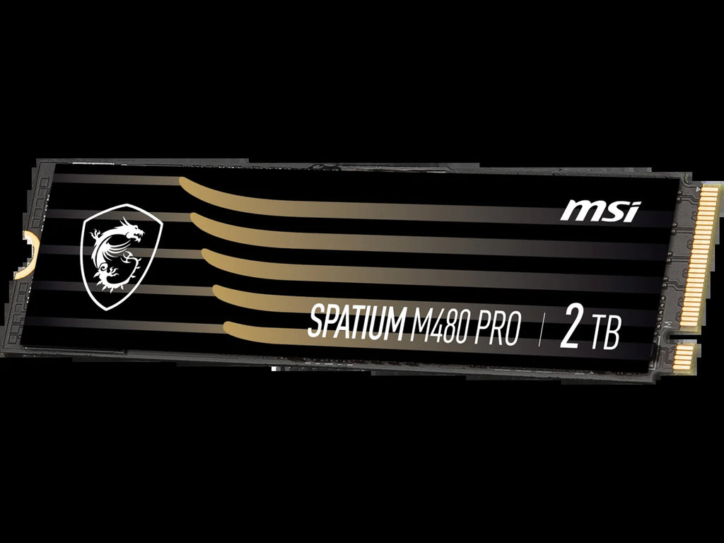 SPATIUM M480 PRO 2TB PCIe 4.0 NVMe M.2 Solid State Drive with 2GB Cache and Read/Write Speeds of 7400/7000 MB/s
