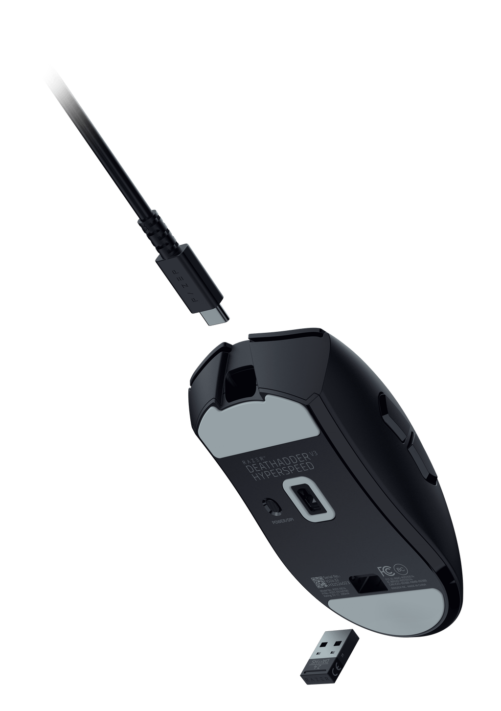 Razer DeathAdder V3 Hyperspeed Wireless Optical Gaming Mouse - Black