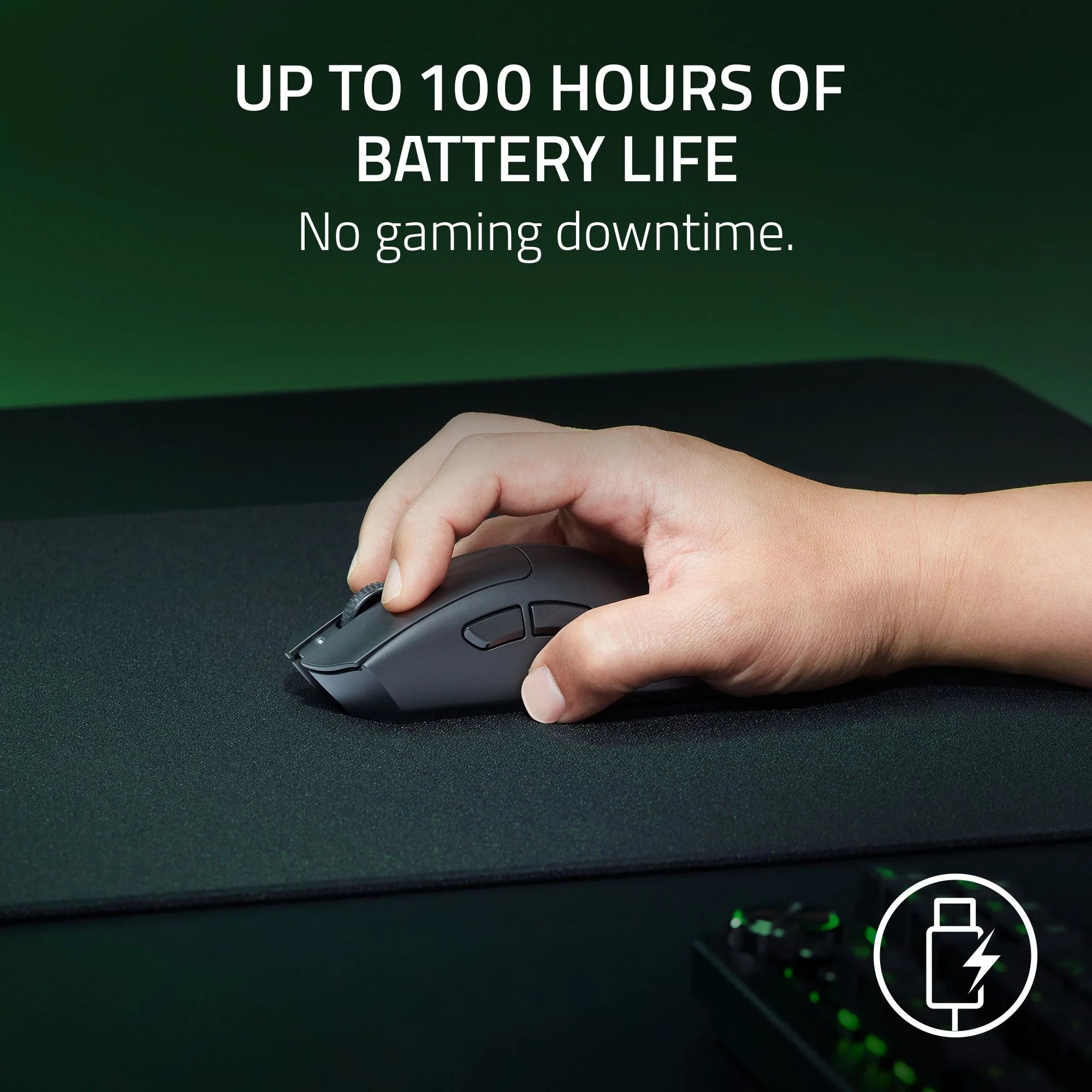 Razer DeathAdder V3 Hyperspeed Wireless Optical Gaming Mouse - Black