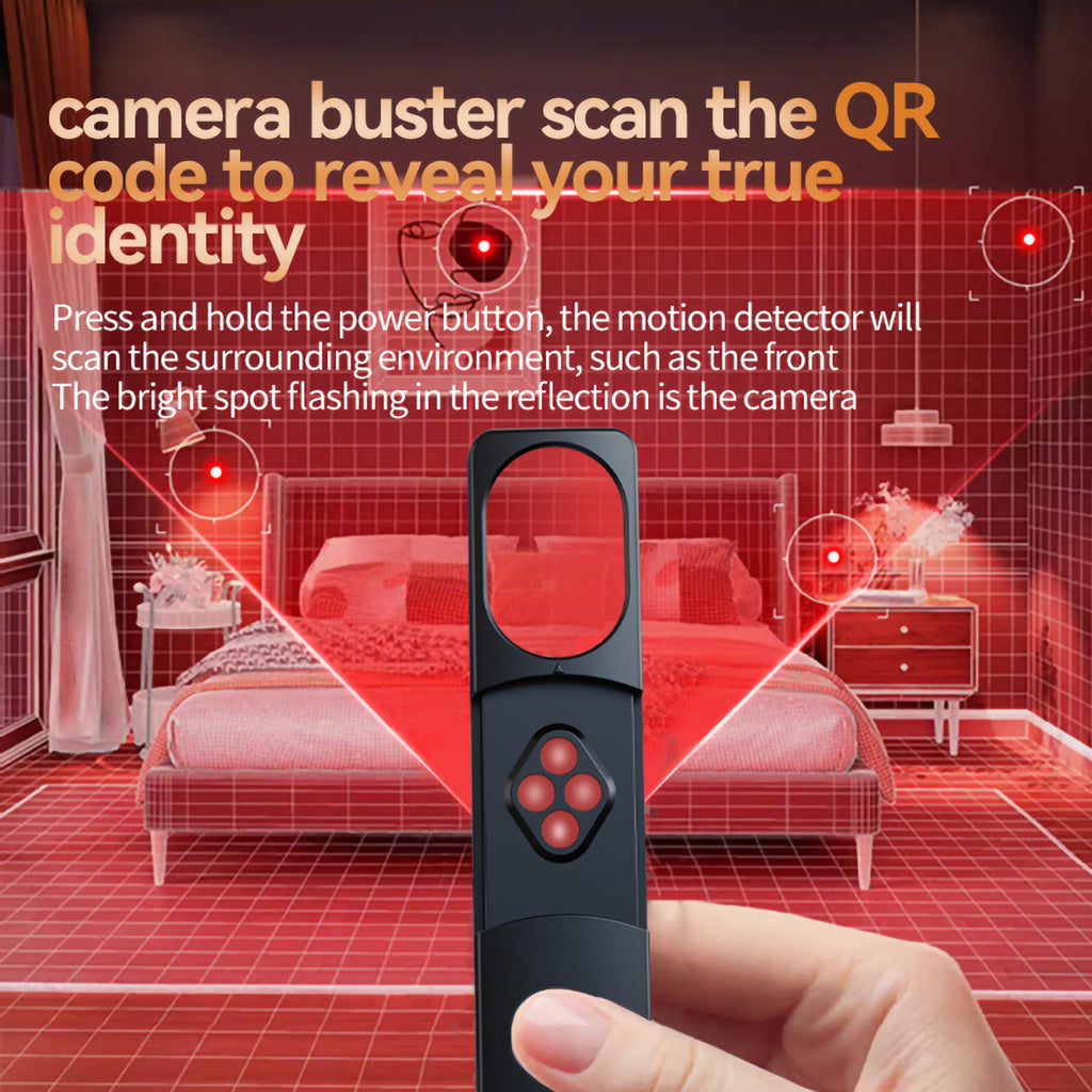 Professional Hidden Camera and RF Signal Detector for Home, Office, and Travel