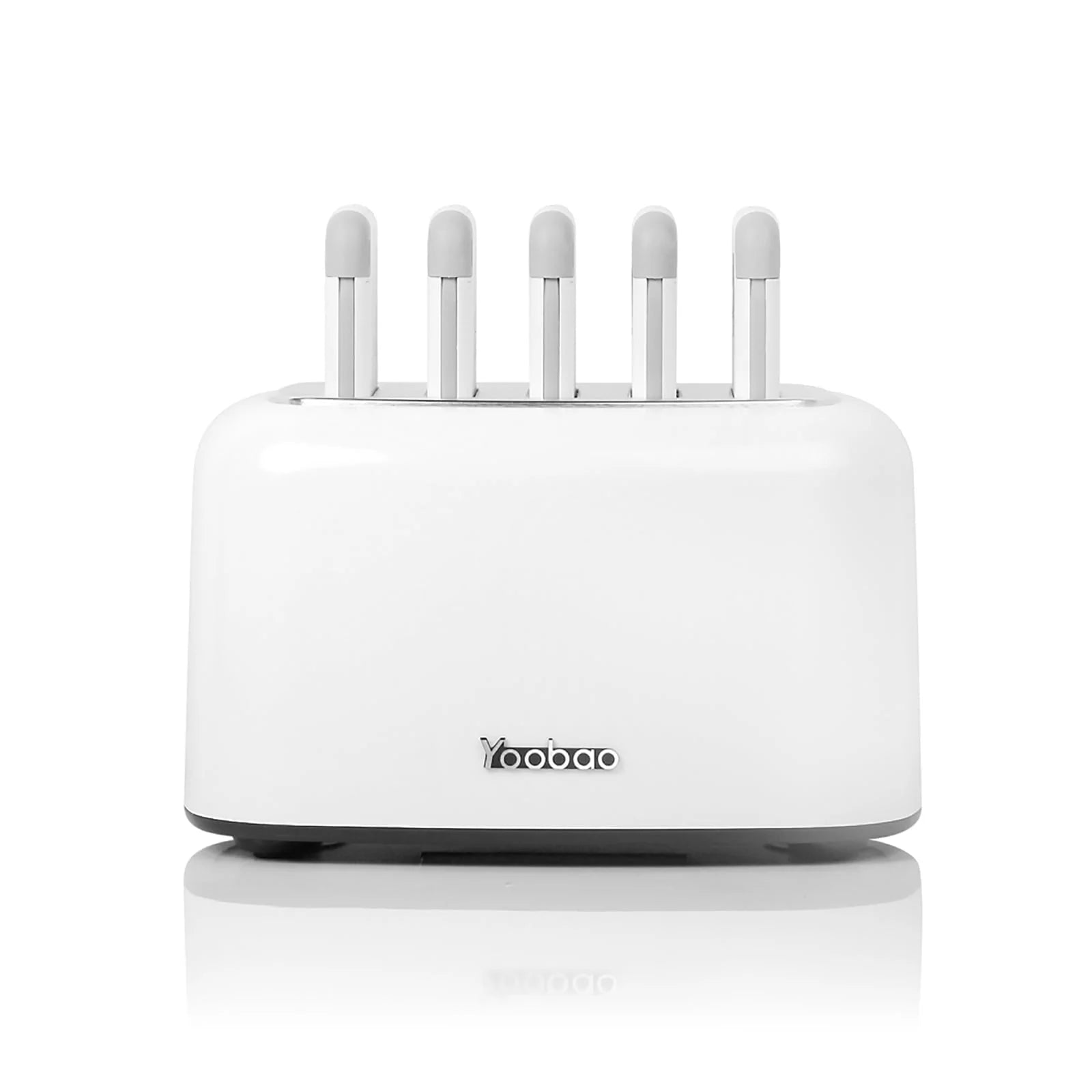 Wireless Charging Station and Power Bank Set, 10000mAh Portable Charger with Built-in Cables for iPhone, Samsung, and Android - Ideal for Home, Office, and Hospitality (White)