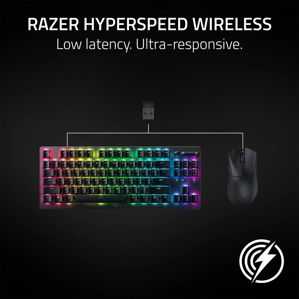 Razer DeathAdder V3 Hyperspeed Wireless Optical Gaming Mouse - Black