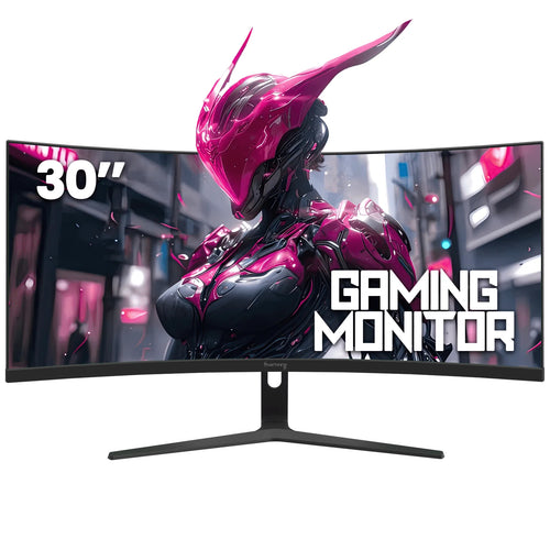 30-Inch 200Hz Curved Gaming Monitor, WFHD 2560x1080, 1500R, 21:9 Aspect Ratio, FreeSync, Low Blue Light, Wall-Mountable, HDMI/DisplayPort, Black