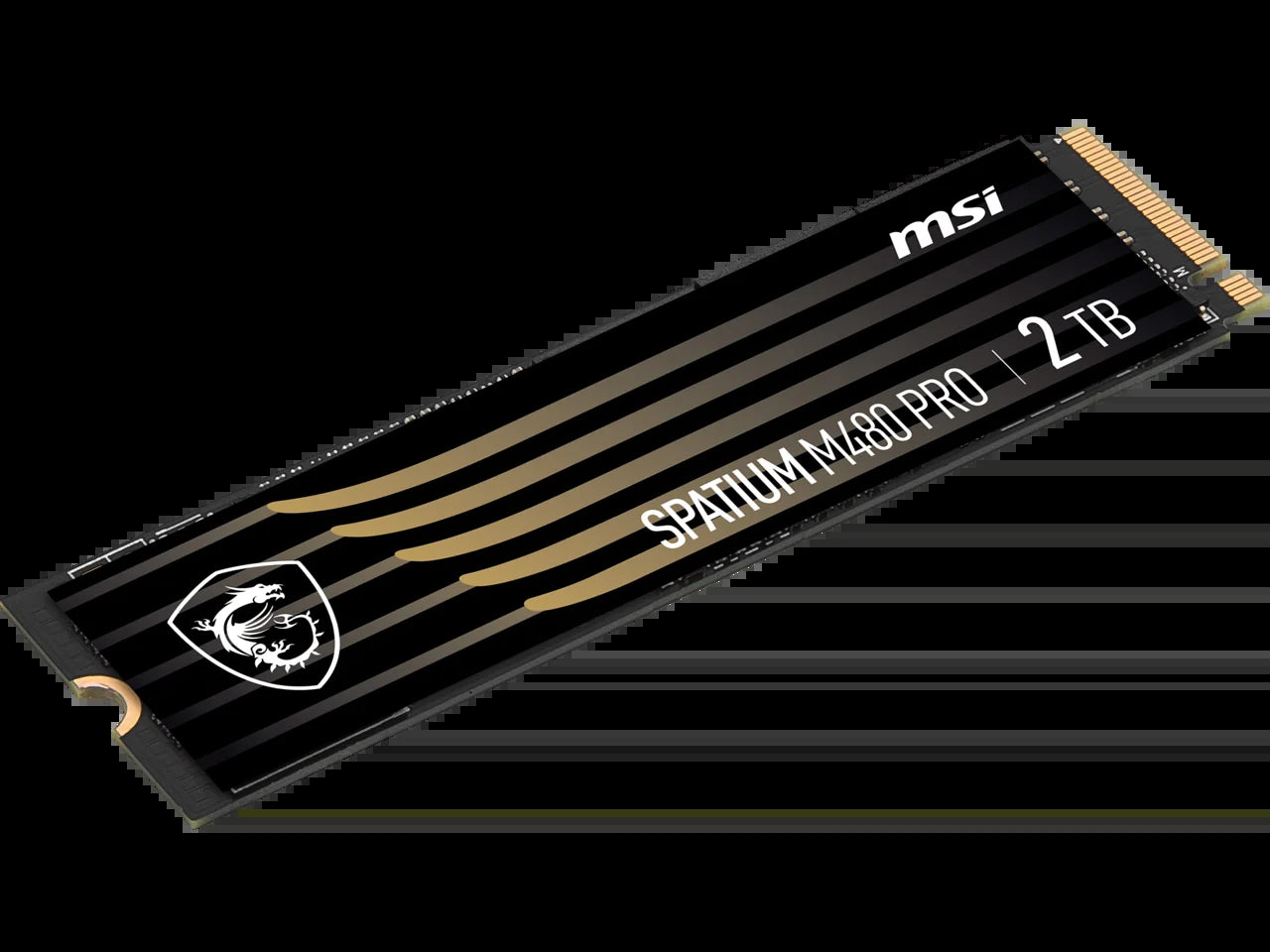 SPATIUM M480 PRO 2TB PCIe 4.0 NVMe M.2 Solid State Drive with 2GB Cache and Read/Write Speeds of 7400/7000 MB/s
