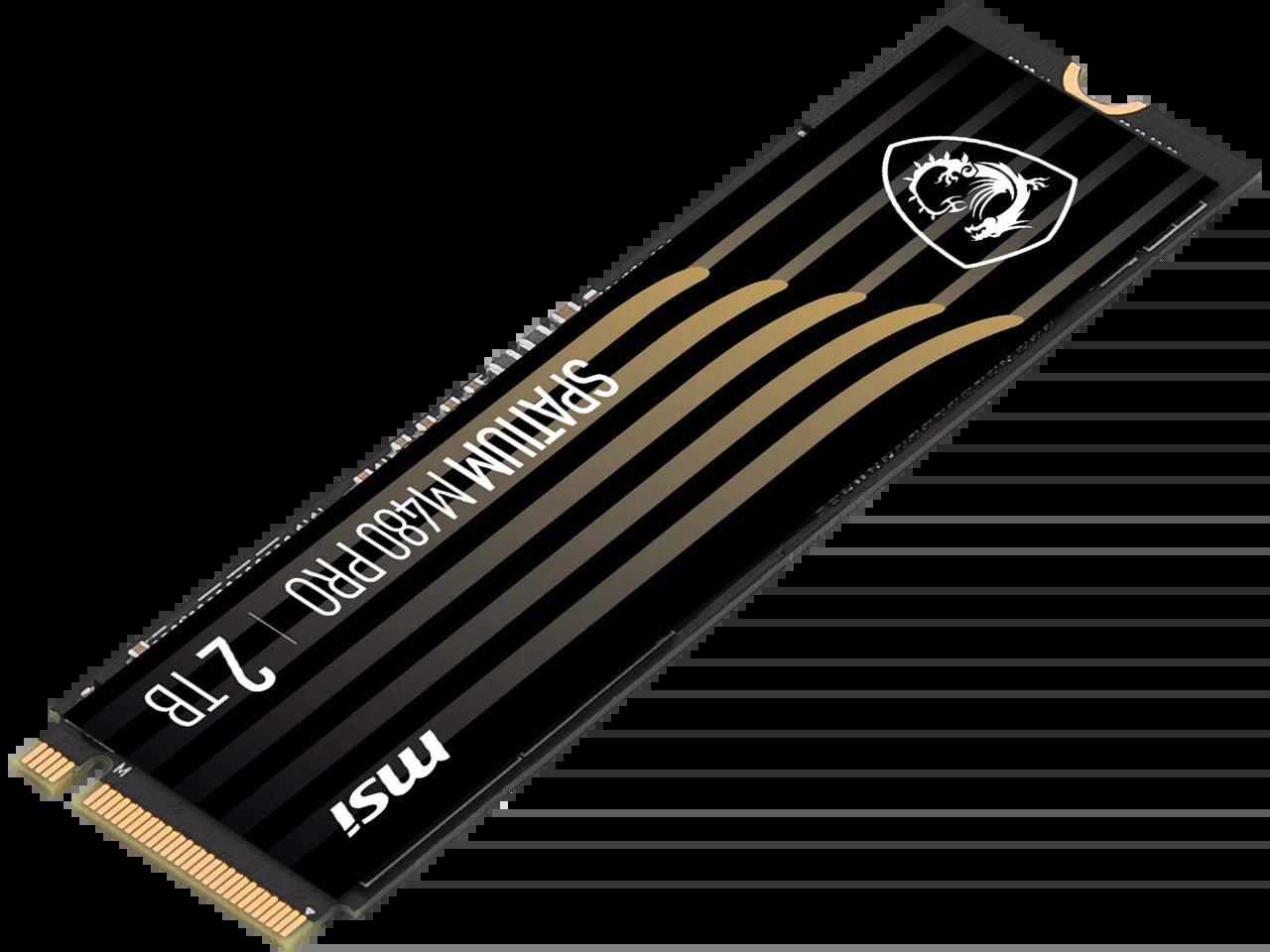 SPATIUM M480 PRO 2TB PCIe 4.0 NVMe M.2 Solid State Drive with 2GB Cache and Read/Write Speeds of 7400/7000 MB/s