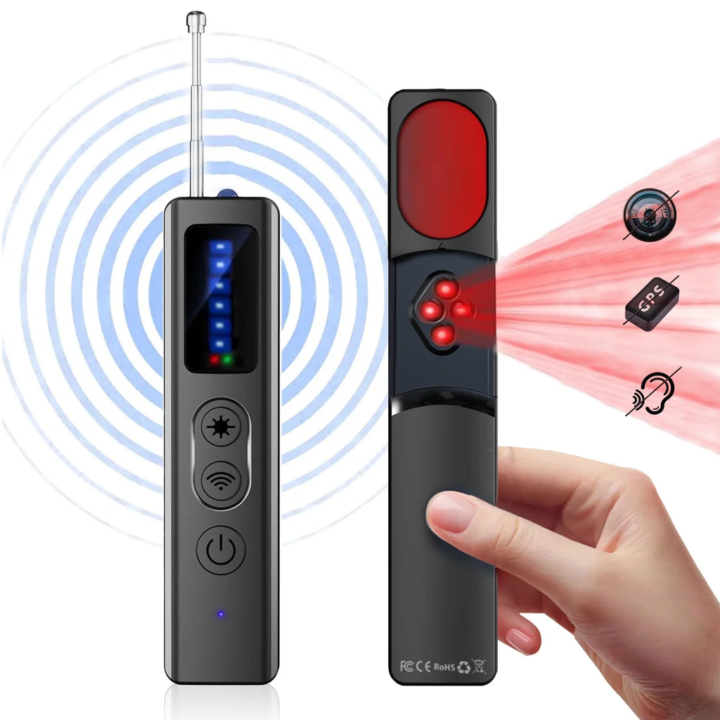 Professional Hidden Camera and RF Signal Detector for Home, Office, and Travel