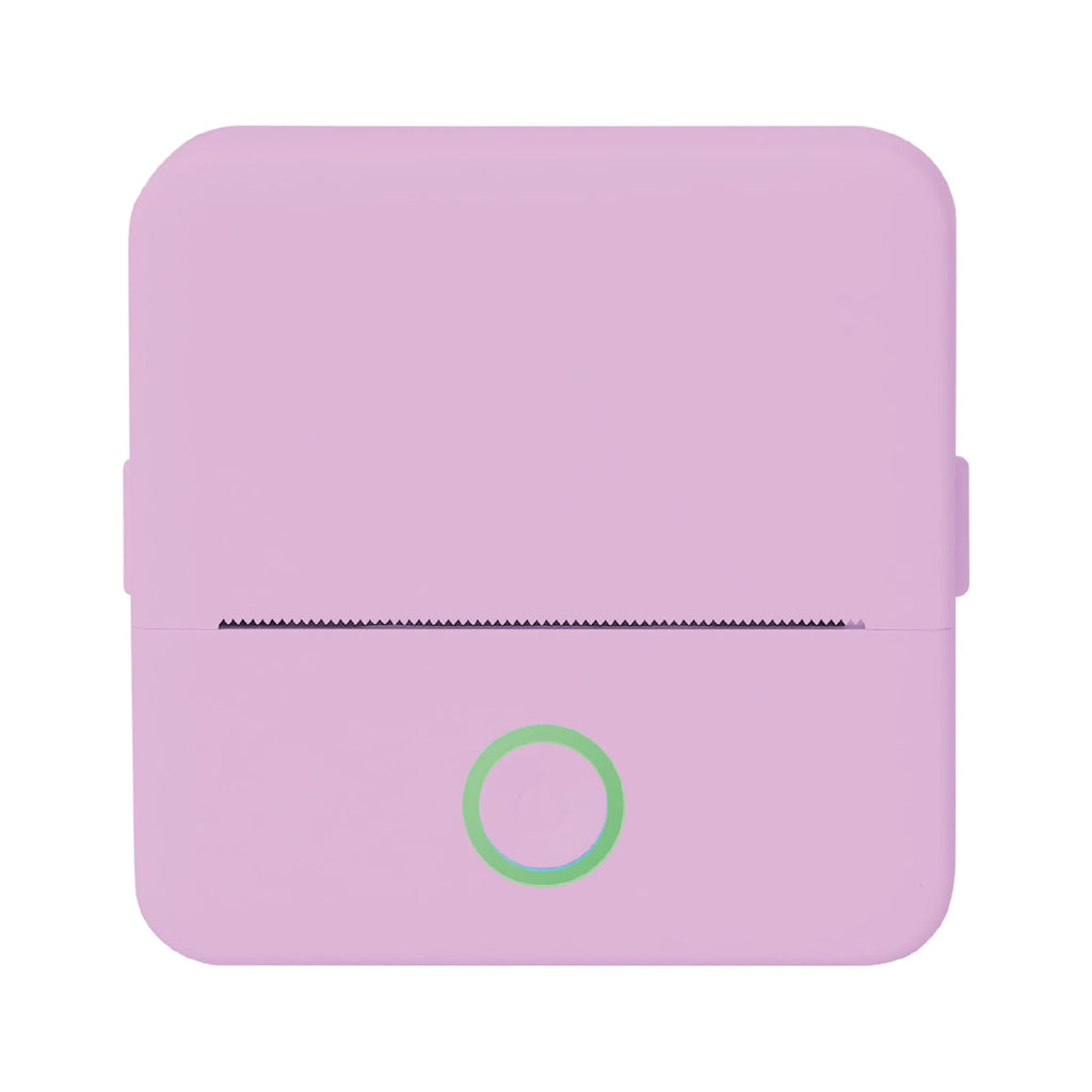 CTP500 Wireless Mini Portable Inkless Thermal Printer and Label Maker with Paper for Android and iOS (Purple)