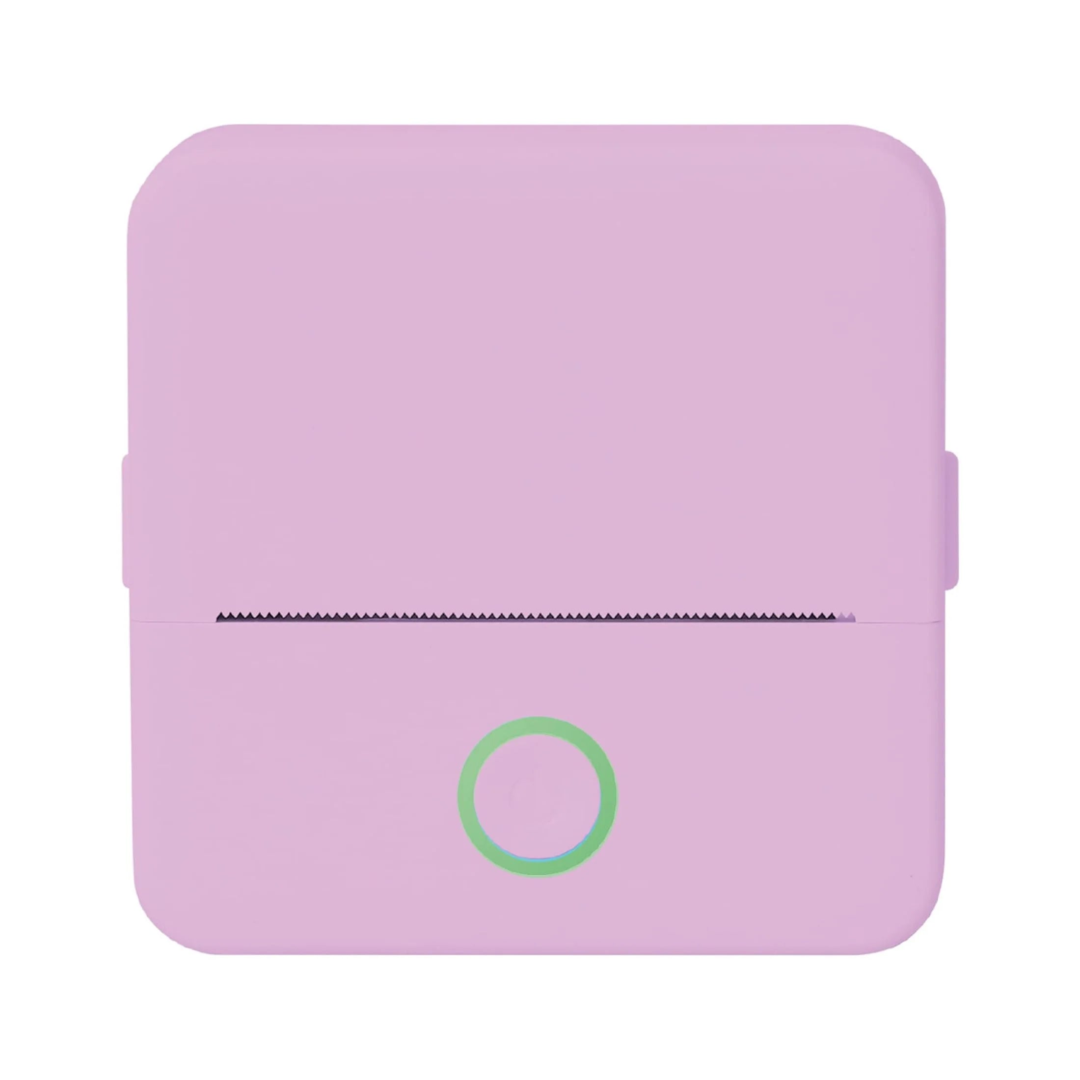 CTP500 Wireless Mini Portable Inkless Thermal Printer and Label Maker with Paper for Android and iOS (Purple)