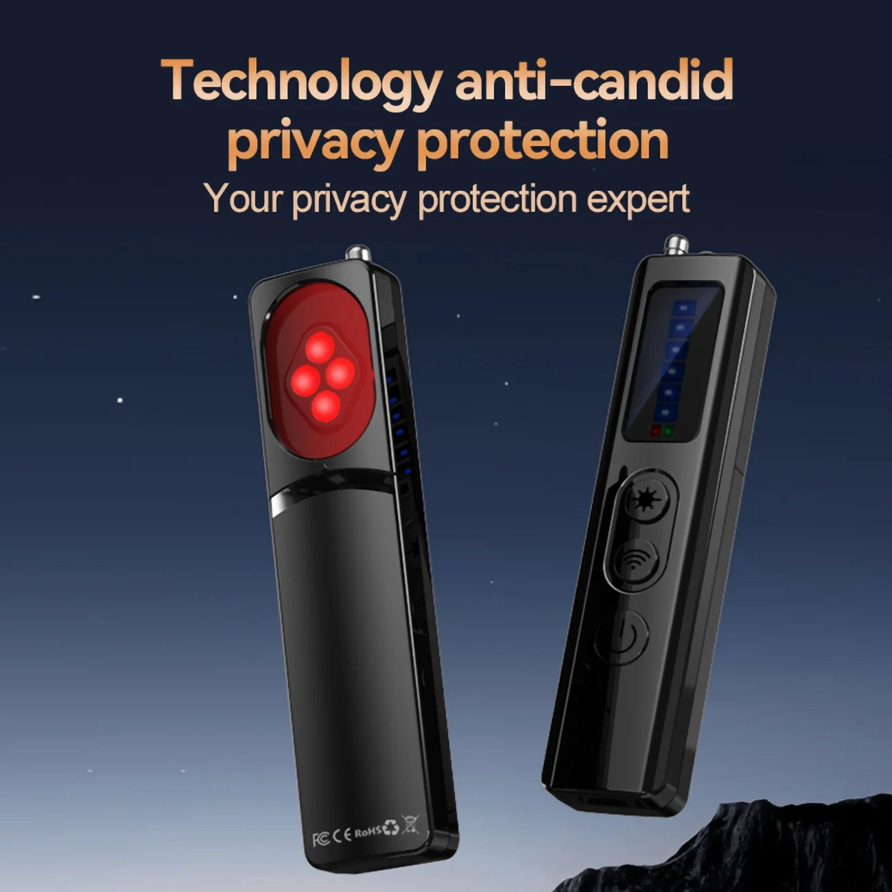 Professional Hidden Camera and RF Signal Detector for Home, Office, and Travel