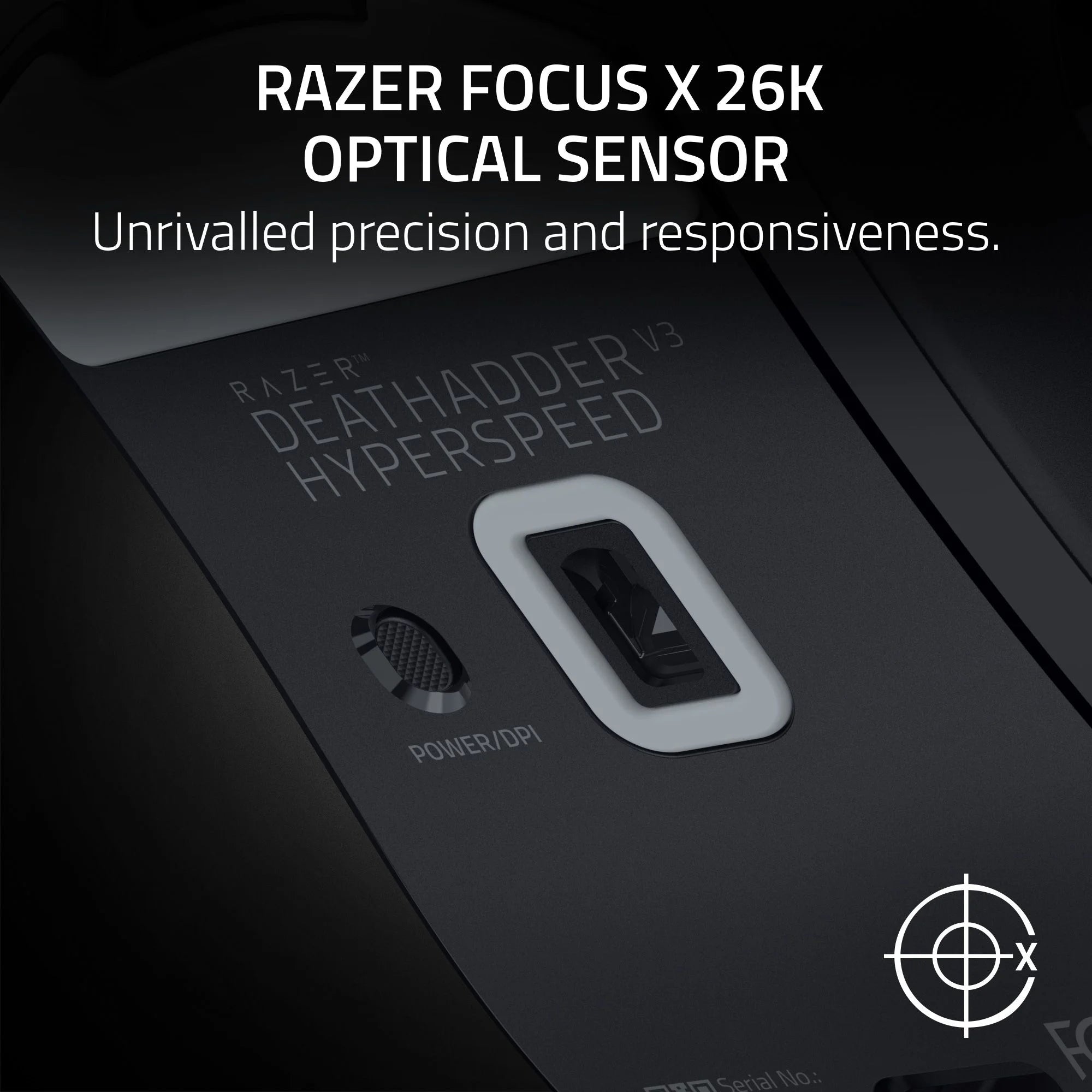 Razer DeathAdder V3 Hyperspeed Wireless Optical Gaming Mouse - Black